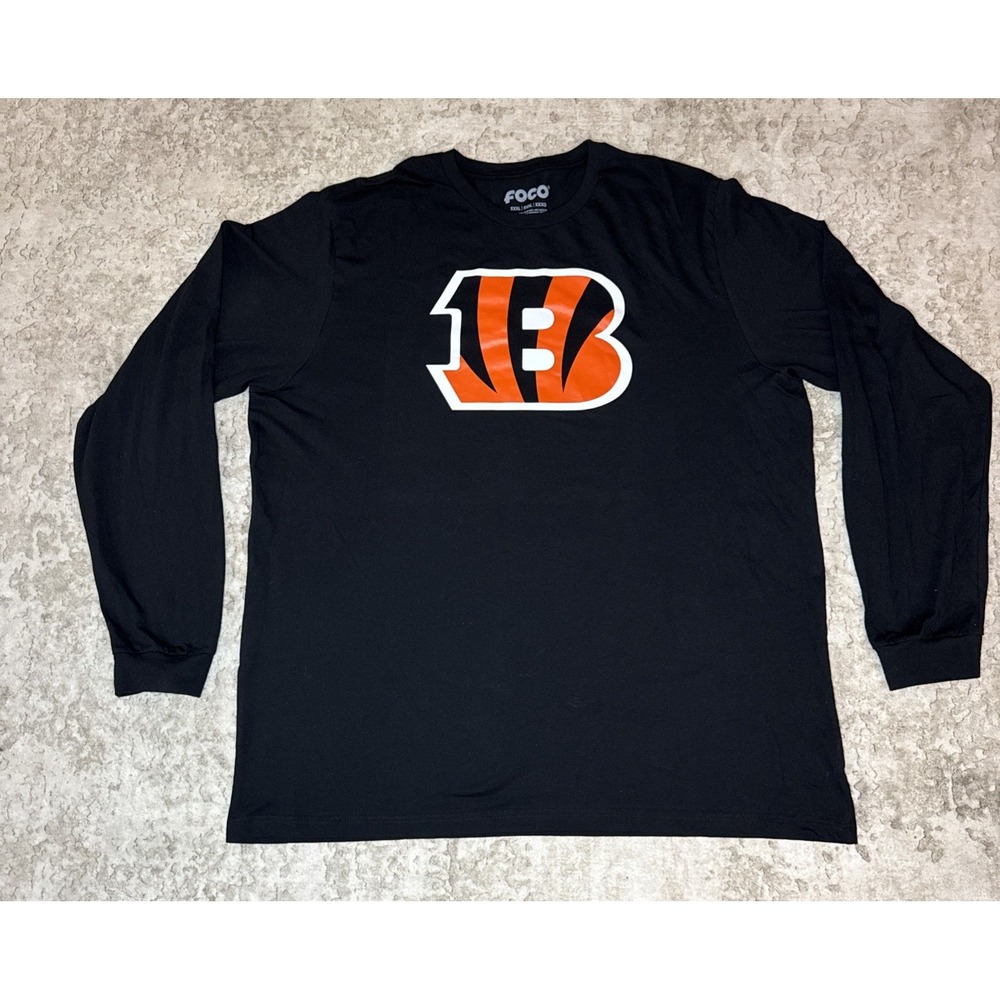 Cincinnati‎ Bengals FOCO NFL Men's 3XL, Long Sleeve Shirt NWOT